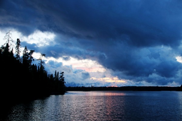Storm At Sunset by Deb Oppermann